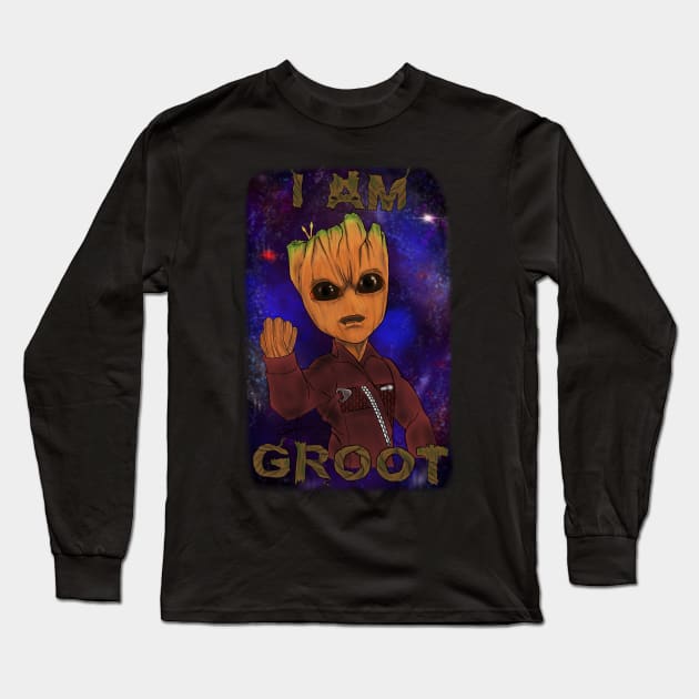 I Am Groot Long Sleeve T-Shirt by DarthThroe
